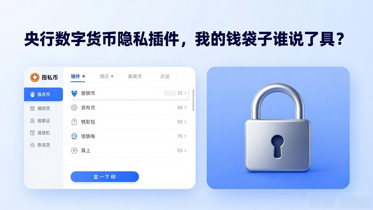 央行数字货币隐私插件_央行数字货币隐私插件_数字人民币交易匿名保护