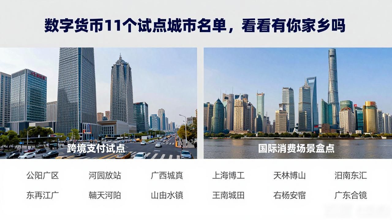 数字人民币试点城市选择标准_数字货币11个试点_数字人民币试点地区范围扩大