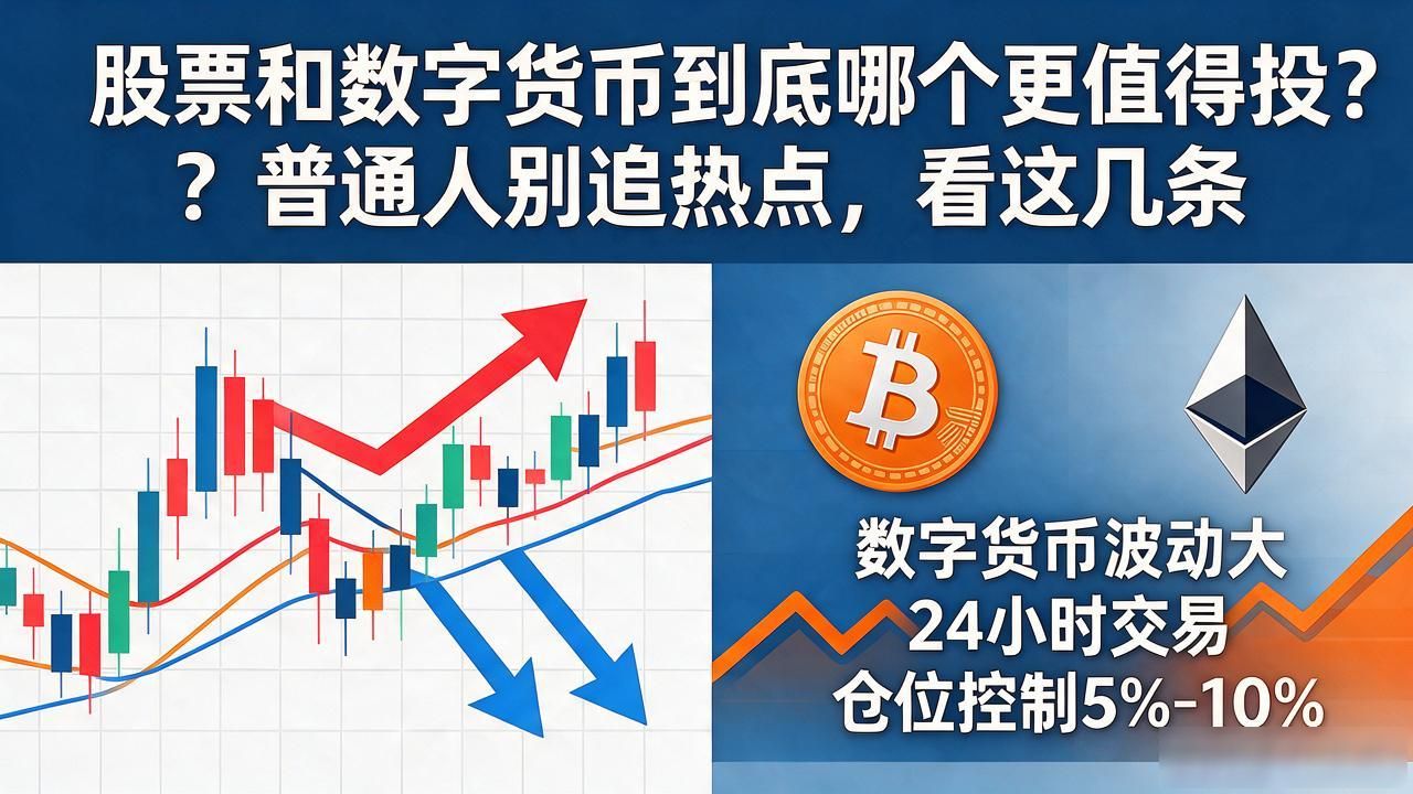 哪个股票和数字货币_A股与币圈风险承受能力分析_股票和数字货币投资选择对比