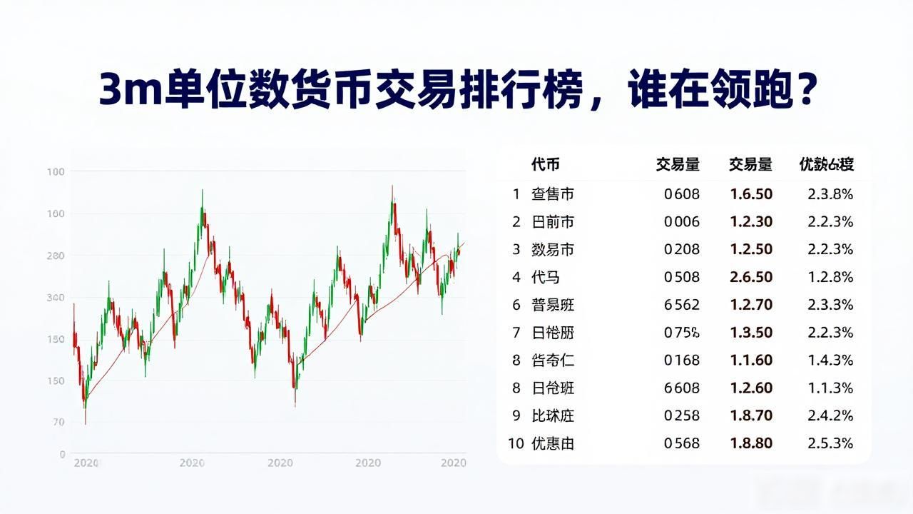 3m单位数字货币交易排行榜_数字货币市场交易排行榜_3m单位交易平台榜单分析