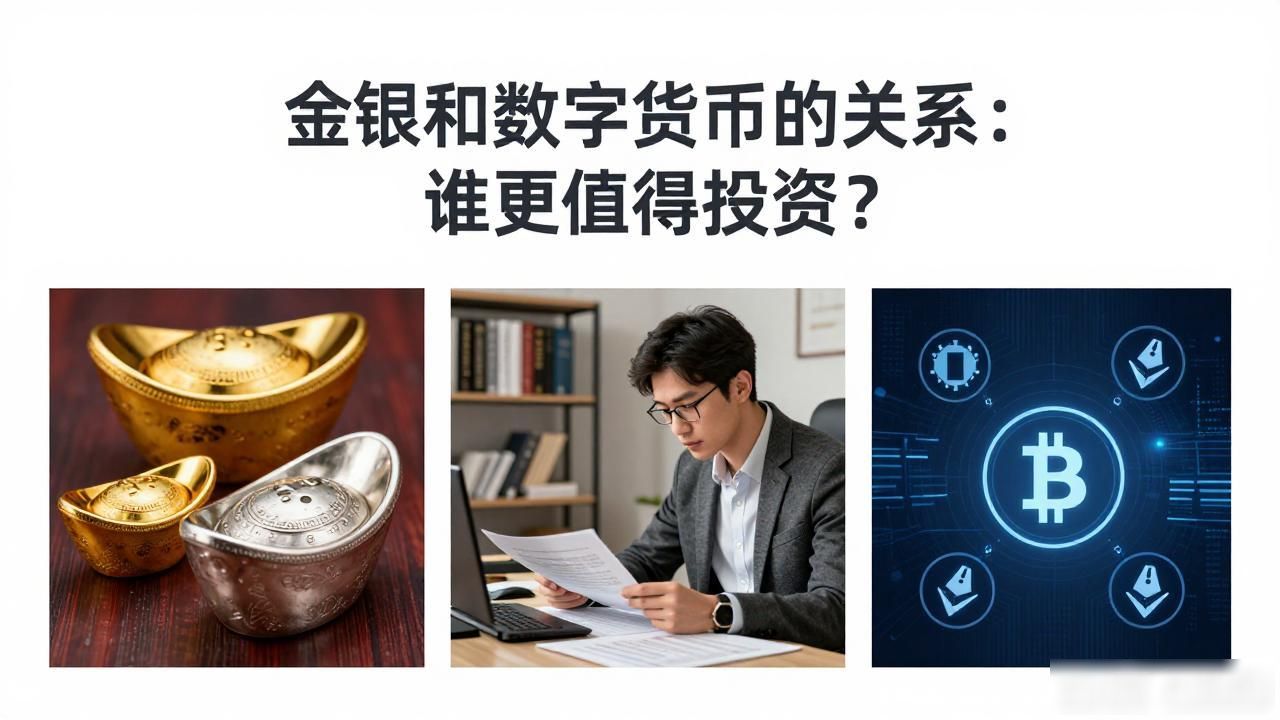 金银和数字货币的关系_金银和数字货币在投资组合中的互补性_金银与数字货币的联系和竞争关系