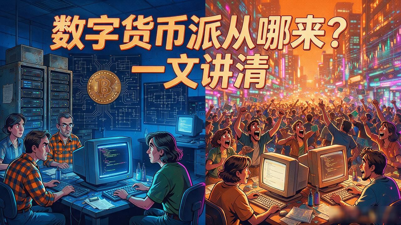 数字货币派的底层信仰与演变_数字货币派的来历_数字货币派的起源与发展历程