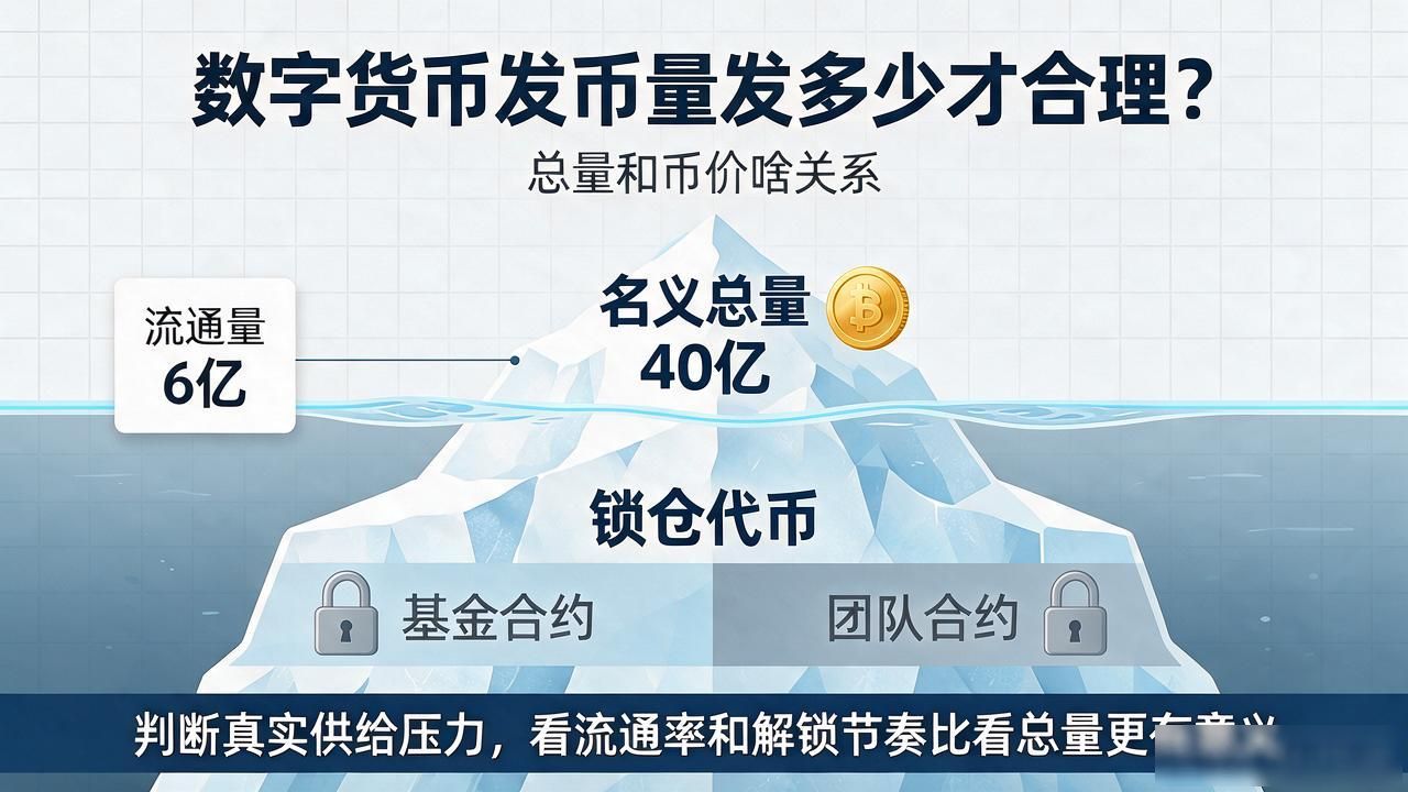 数字货币 发币量_代币经济学发币量对价格的影响_如何判断加密货币真实供给压力