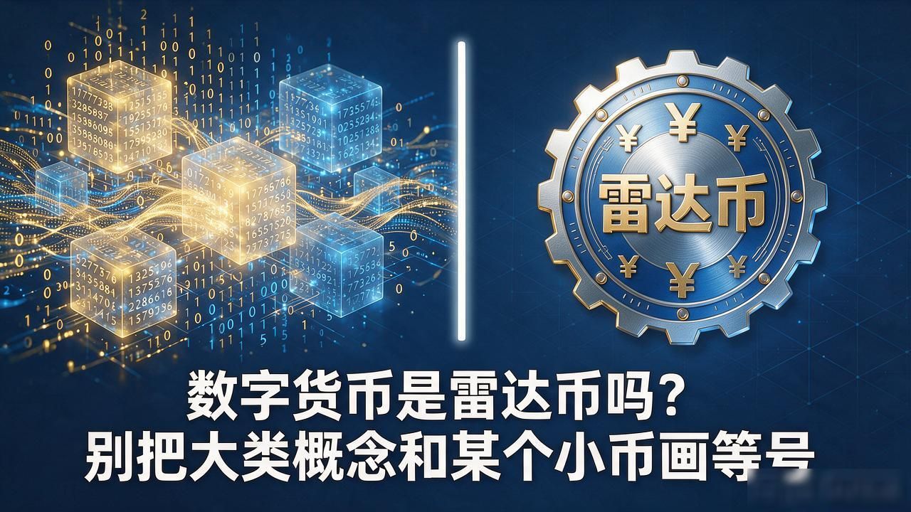 数字货币是雷达币吗_数字货币和雷达币的区别_数字人民币与雷达币有什么不同