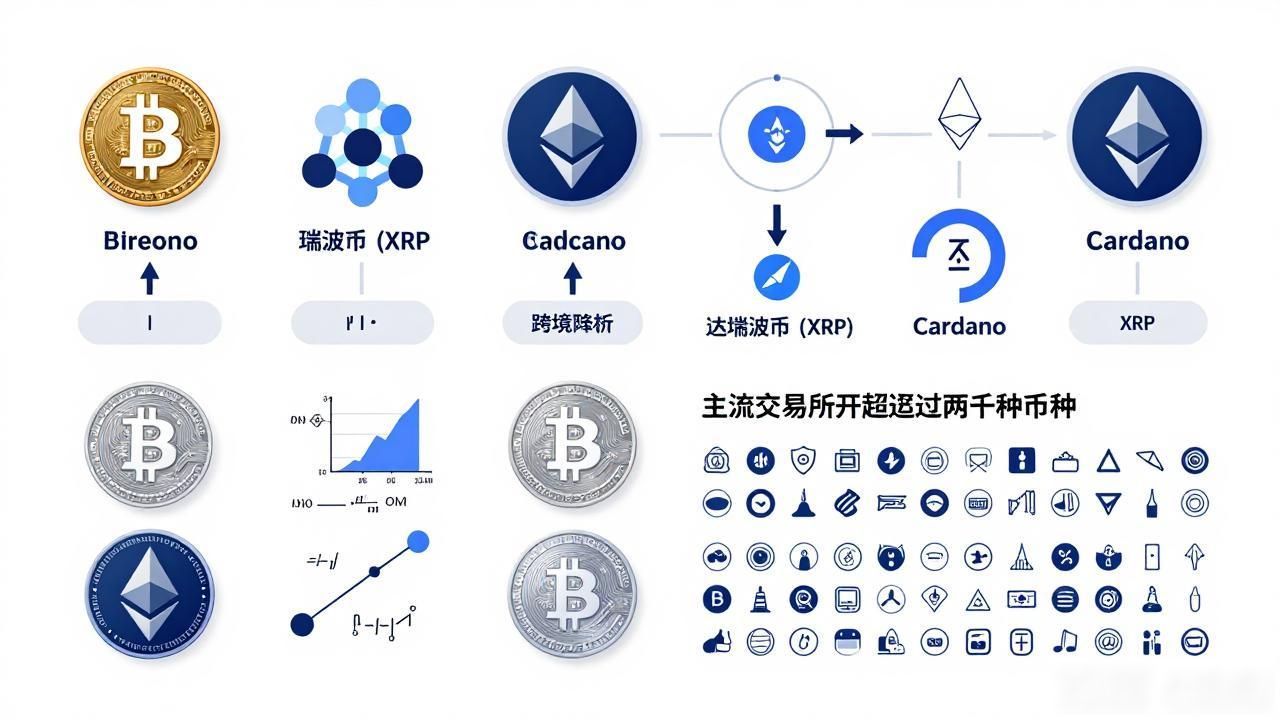 虚拟数字货币都有哪些_主流数字货币种类梳理_比特币以太坊之外的数字货币