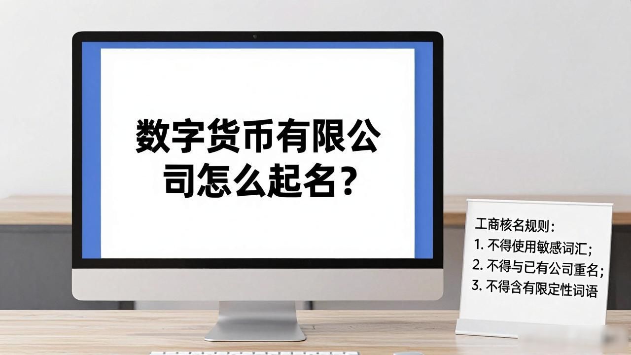 数字货币有限公司起名_数字货币公司名称核名规则_数字货币公司命名技巧