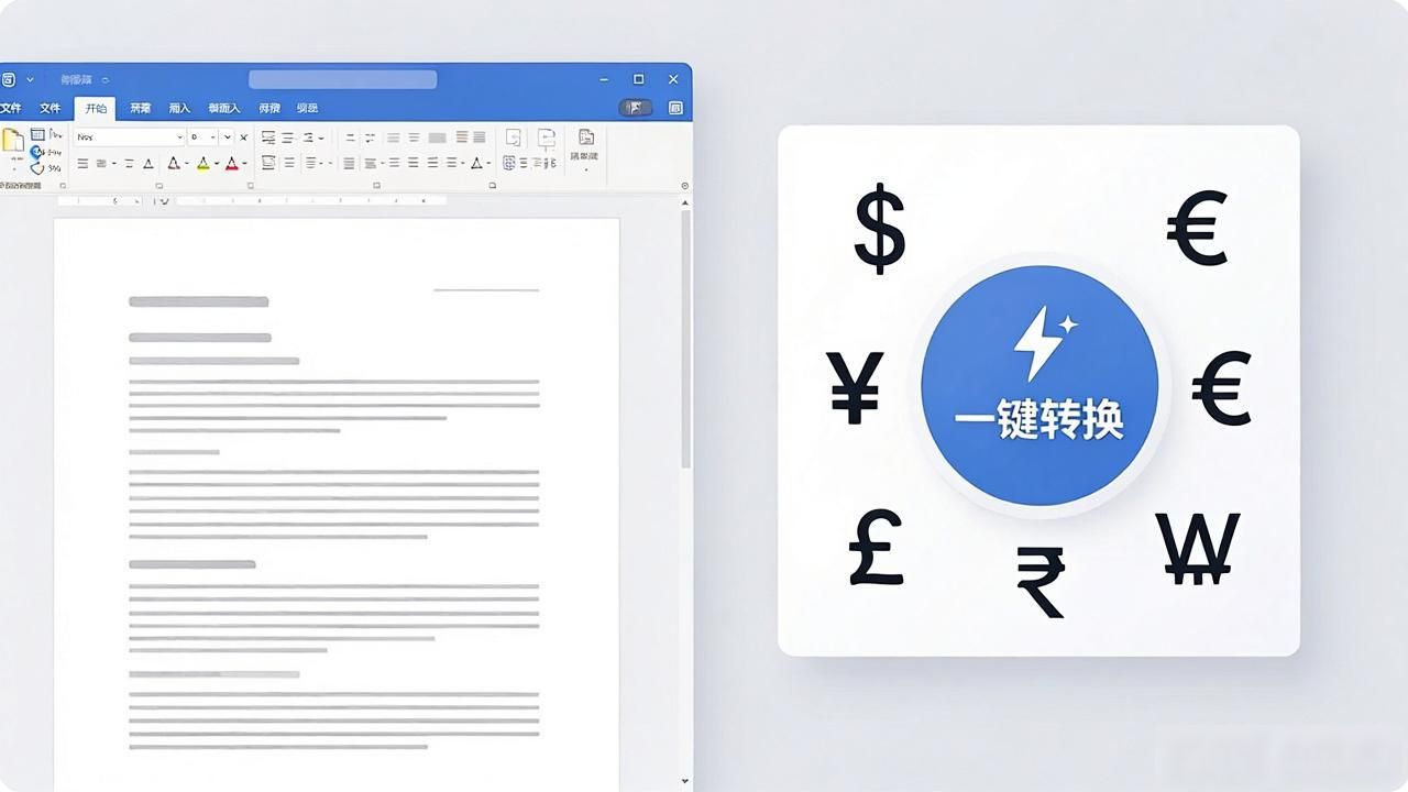 Excel数字转货币格式_word如何将数字转换成货币_查找替换批量转换货币