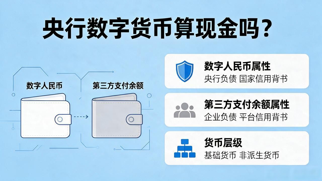 央行数字货币是现金吗_央行数字货币与纸币区别_数字人民币是什么