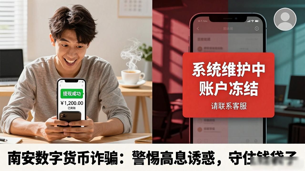 南安数字货币诈骗_数字货币投资骗局_虚假平台提现困难