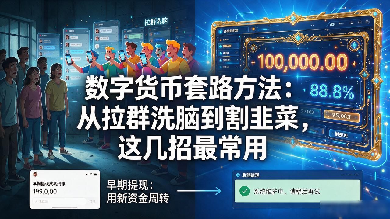 数字货币套路方法_拉群洗脑套路_数字货币维权案