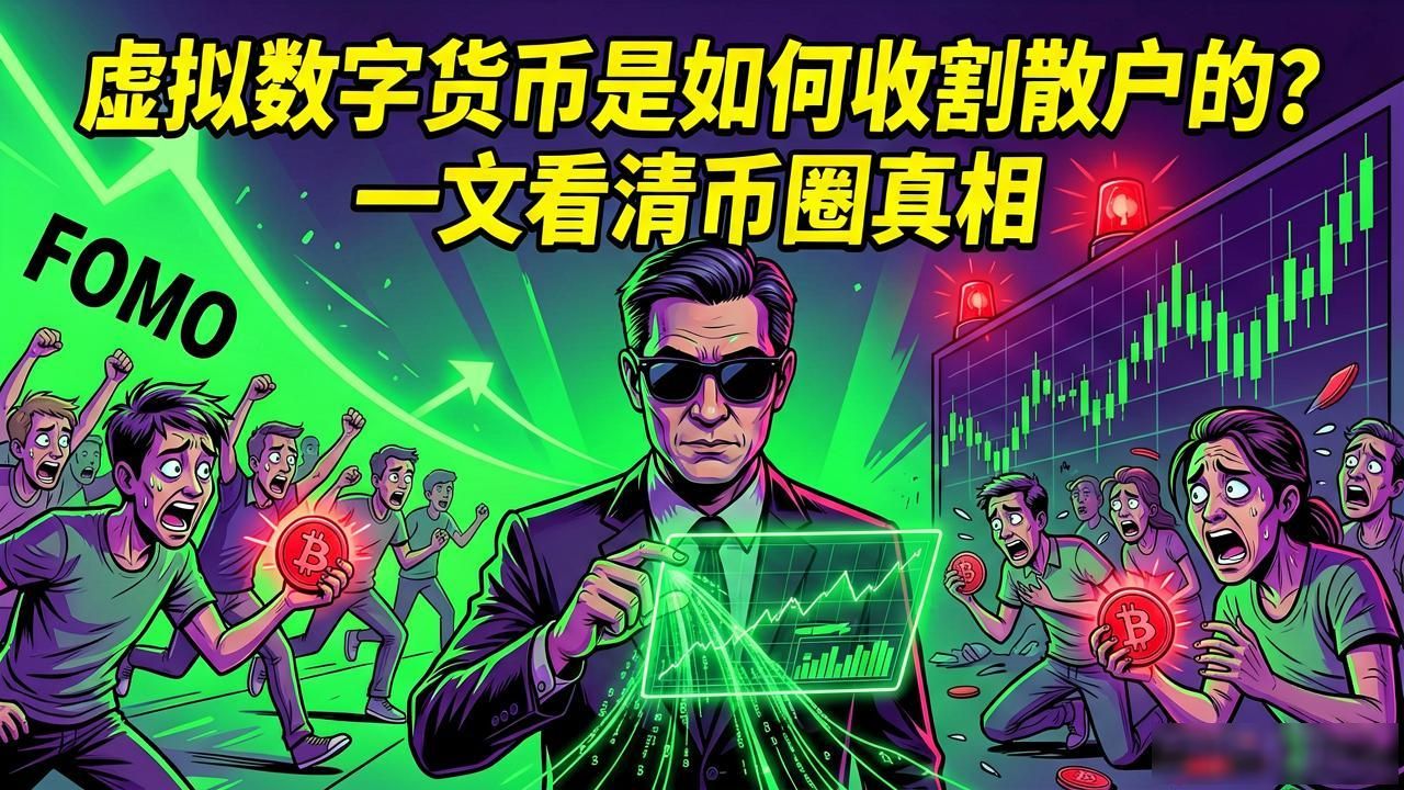 虚拟数字货币如何收割_虚拟数字货币庄家控盘机制_币圈散户被收割的原因