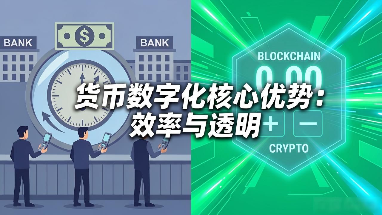 货币数字化基本概念_数字人民币法偿性_货币数字化效率优势