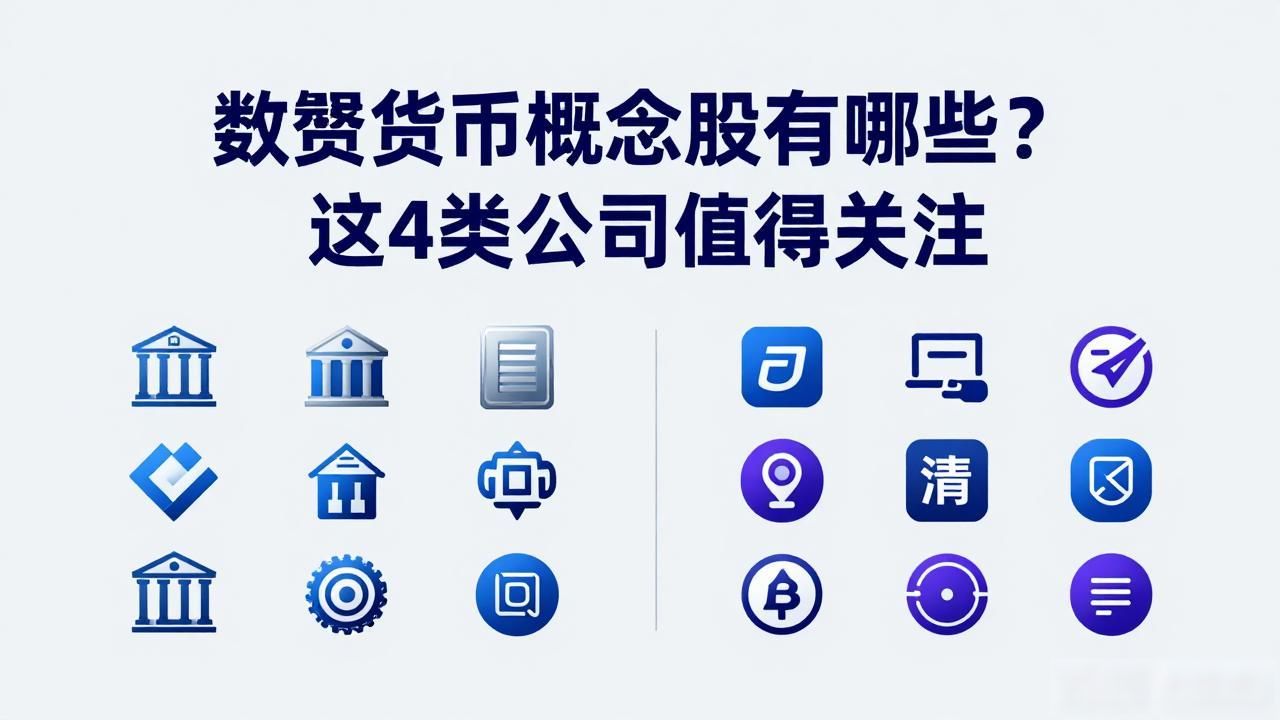 数字货币相关的股票有_数字货币投资的四类企业_2026年数字货币产业链分析