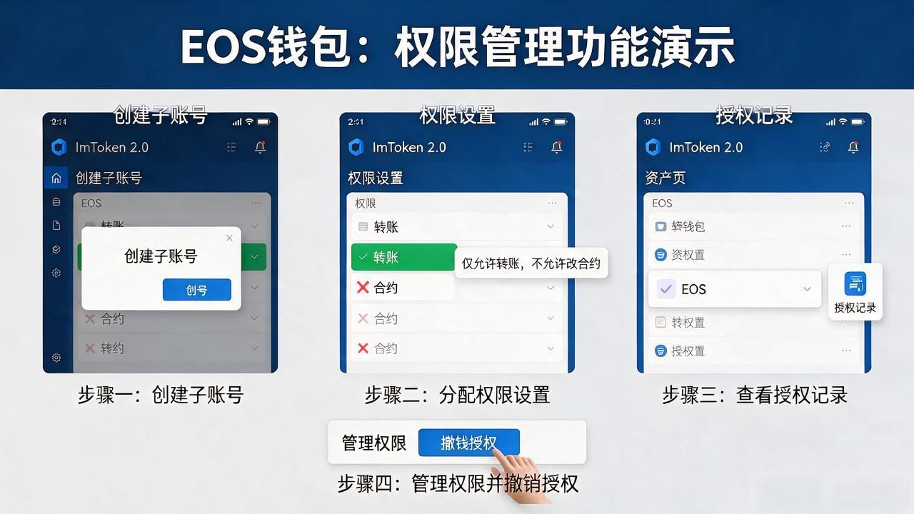 ImToken 2.0 EOS资产管理 转账授权多链切换_imtoken2.0eos钱包