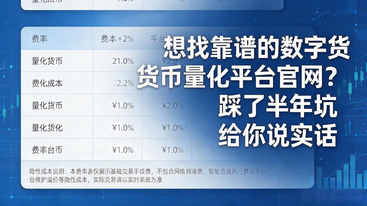 数字货币量化平台官网_API接口延迟回测引擎实盘数据_数字货币量化平台官网选择标准