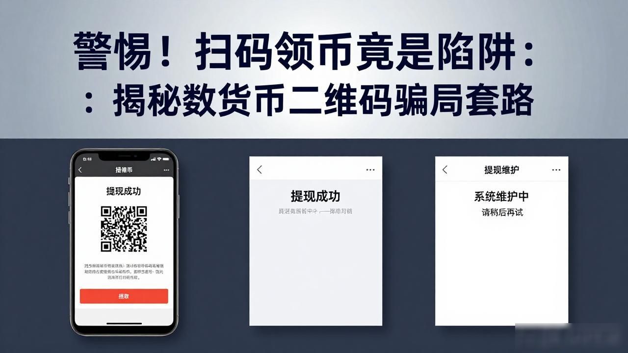 扫码免费领取比特币骗局_加密货币诈骗手段揭秘_数字货币二维码骗局