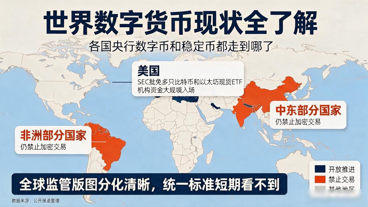 美元稳定币USDT USDC跨境结算合规趋势_世界数字货币现状_全球央行数字货币CBDC落地现状与监管差异