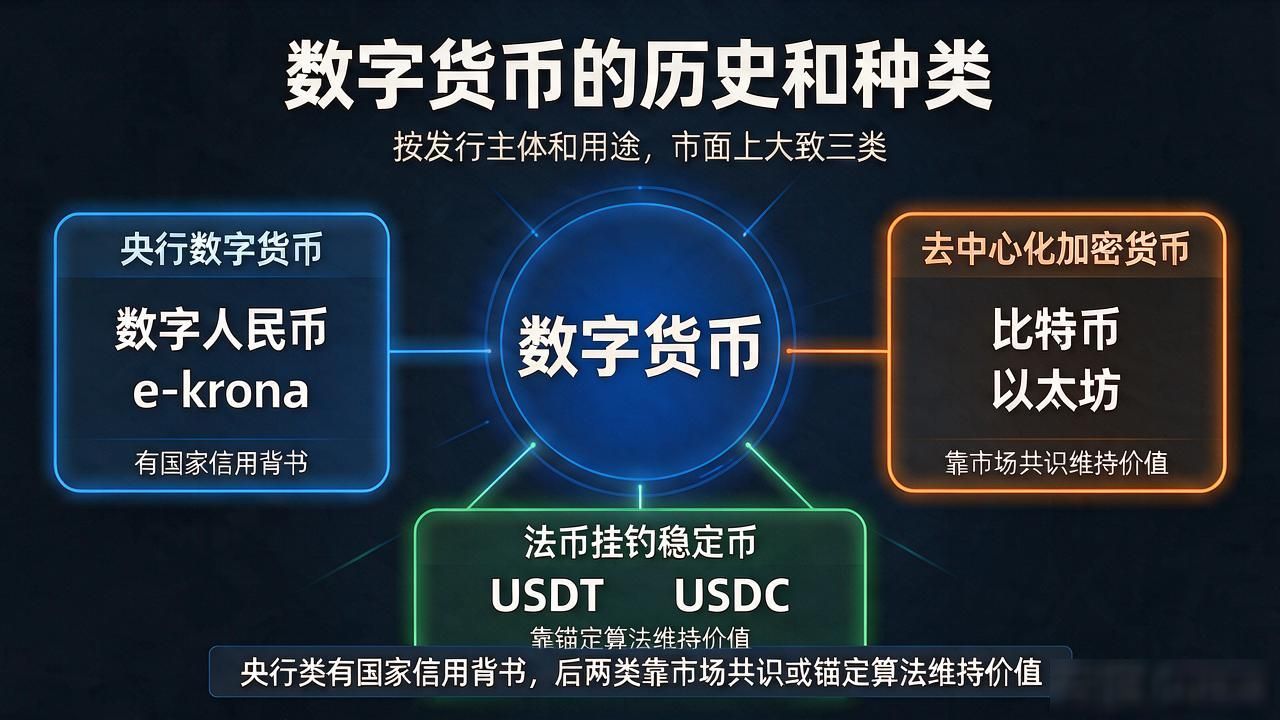 数字货币的历史和种类_央行数字货币与去中心化加密货币区别_2026年数字人民币常态化运营场景