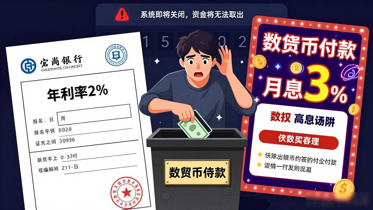 数字货币存款骗局_高息回报投资陷阱_数字货币存款骗局