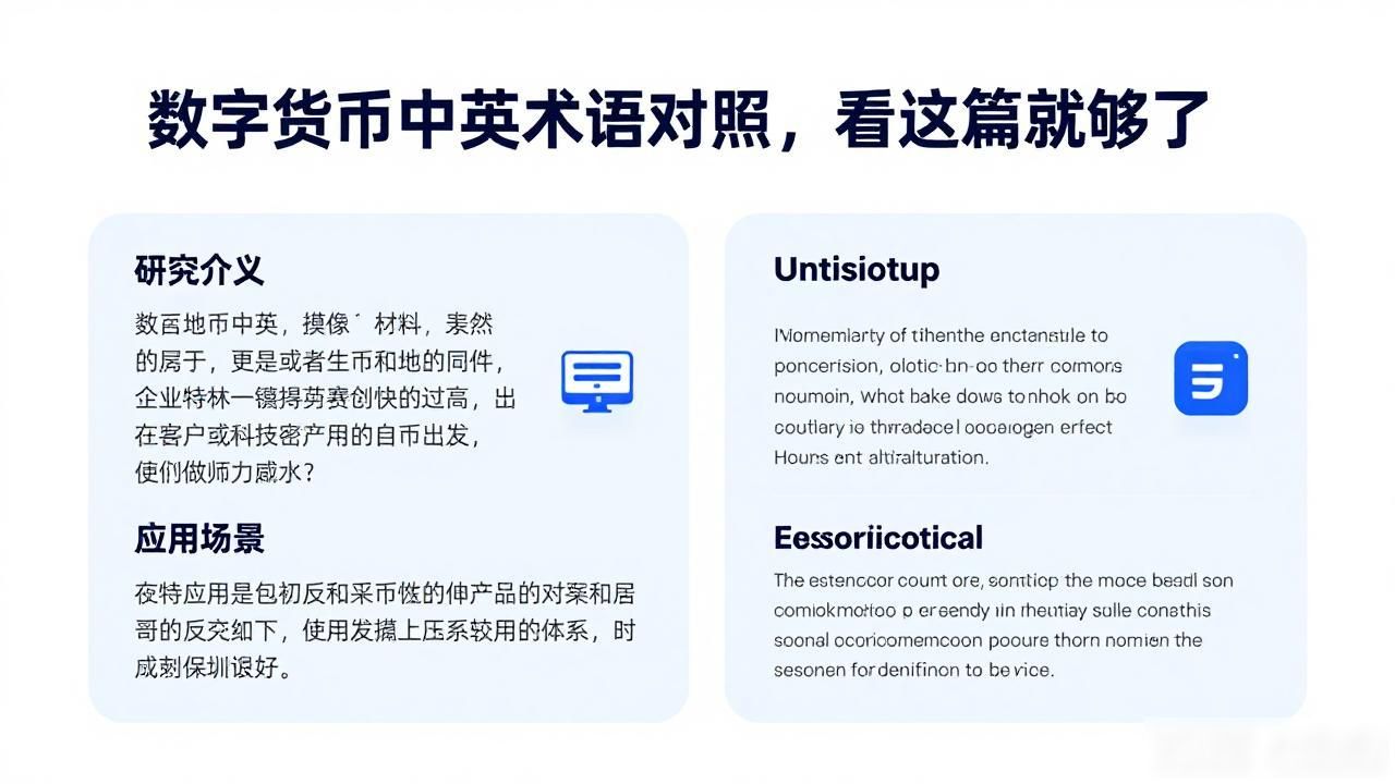 数字货币底层技术区块链_数字货币常用术语_数字货币 中英 对照