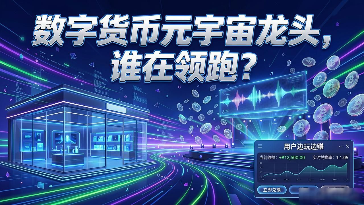 沉浸式虚拟经济场景_元宇宙数字货币龙头_数字货币元宇宙龙头