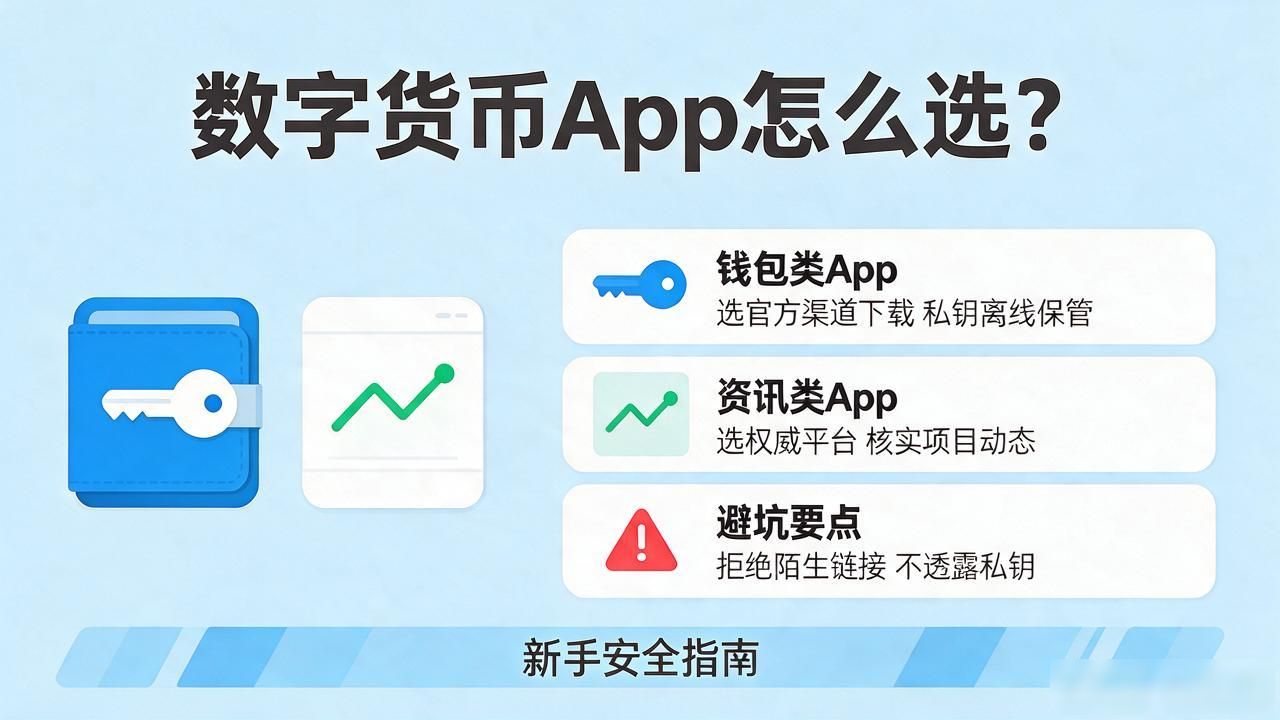 数字货币App分类及选择方法_怎么挑选靠谱的数字货币App_网络数字货币app