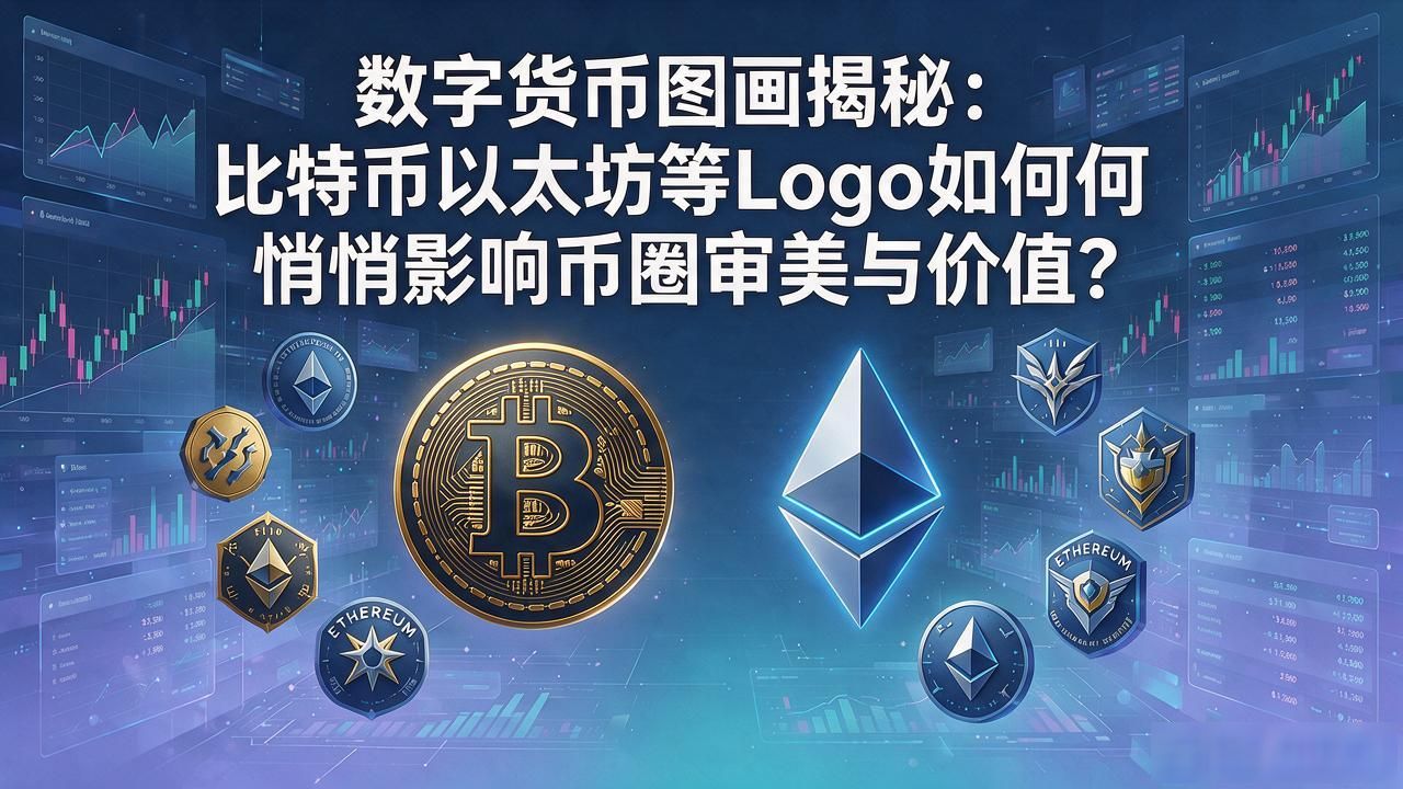 主流数字货币图标设计特点_数字货币图画_数字货币视觉符号对大众认知的影响
