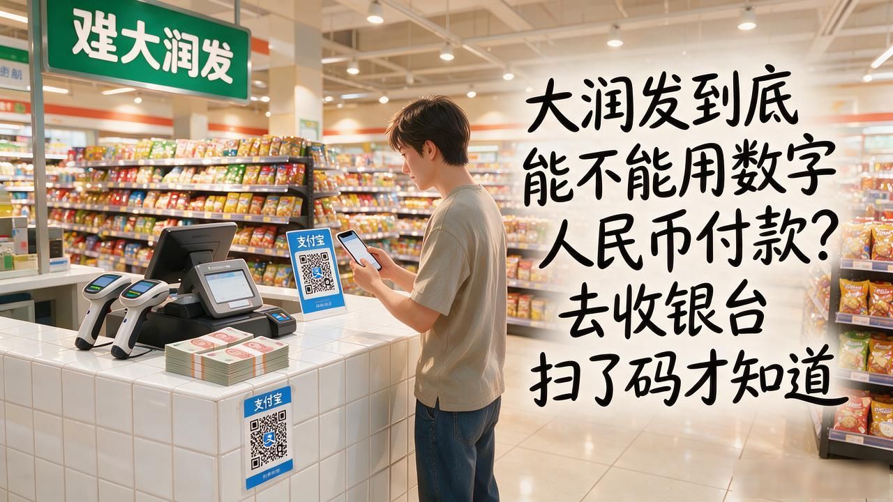 大润发支持数字人民币的门店_大润发可用数字货币吗_大润发数字人民币使用情况