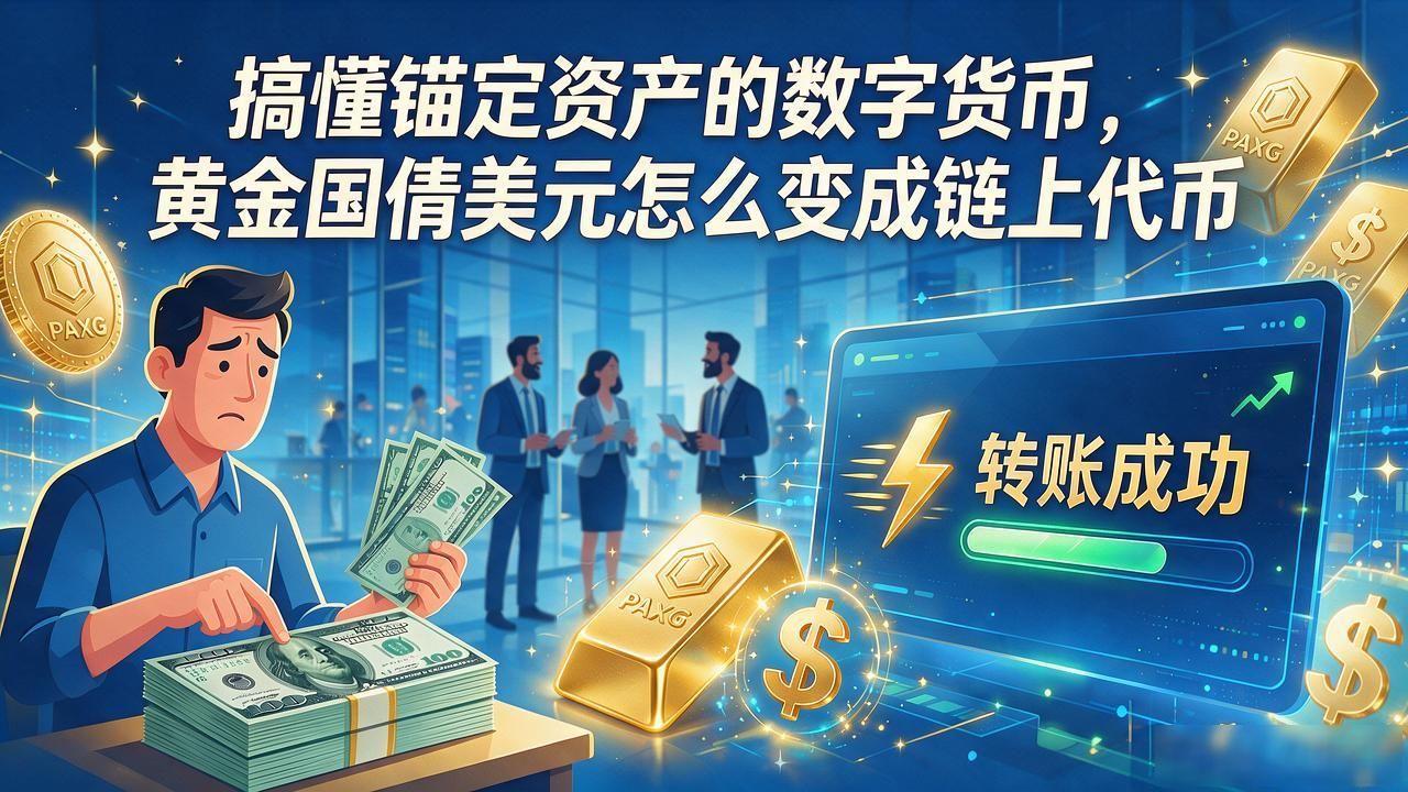 锚定资产的数字货币_锚定实体资产的数字货币是什么_PAXG代币化黄金投资优势与风险