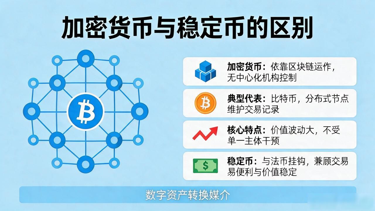 法定数字货币与加密货币稳定币的核心区别_数字货币的概念问题_数字货币的发行主体分类及不同类型特点